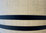 Cilindro Sobremesa 40 y 45 lino blanco 2 cintas azul marino base